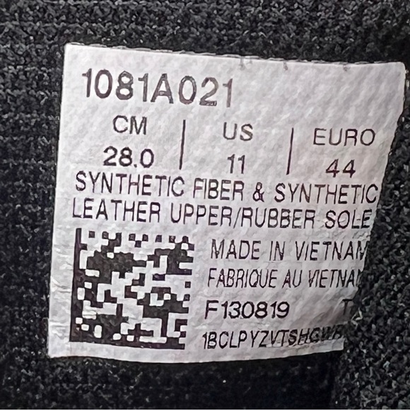 MENS ASICS 1081A021-001 MATFLEX 6 WRESLTING BOXING BLACK/WHITE/SILVER SHOE Sz 11 - Picture 10 of 10